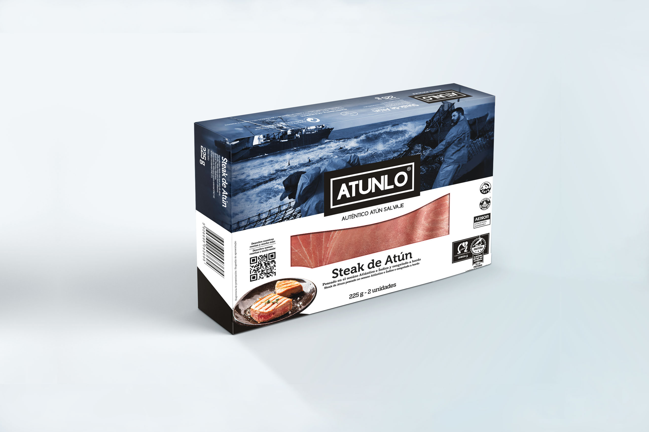 Estuche de 180g de Steak de Atún