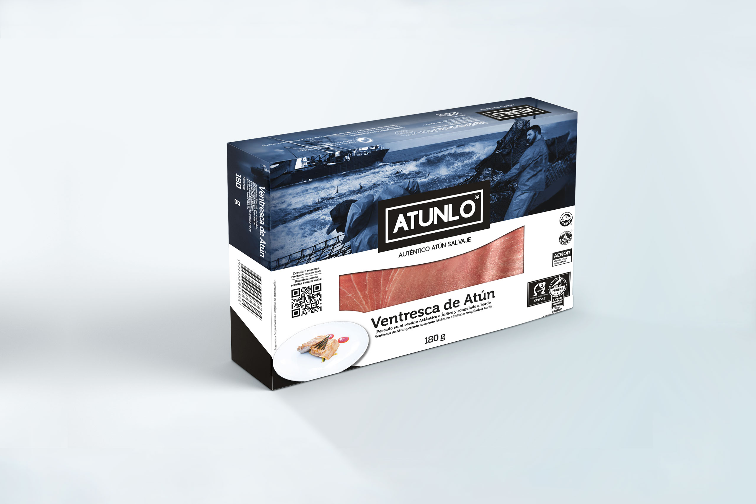 Estuche de 180g de ventresca de Atún